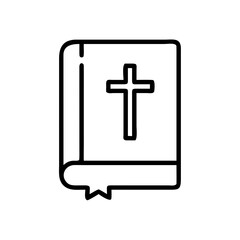 Obraz premium Holy Bible Easter Icon