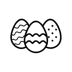 Decorated Easter Eggs Icon