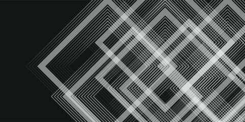 modern black background with diagonal rounded lines. vector art