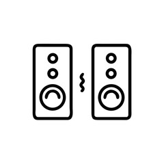 Fototapeta premium Audio Speakers Icon