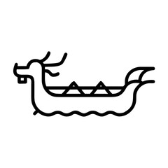 Dragon Boat Racing Icon