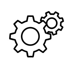 Obraz premium Gear Mechanism Icon