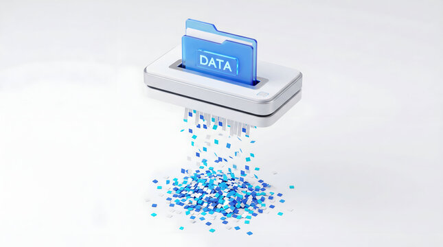 Data shredding concept