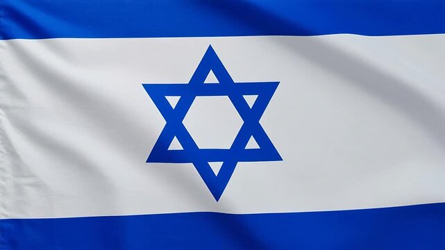 Israeli flag with star of david