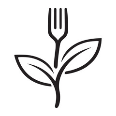 Plant-Based Healthy Eating Icon