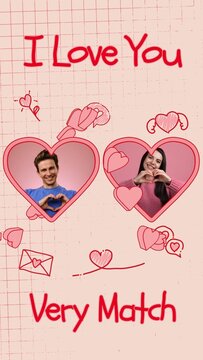 Sweet Valentine Wishes Intro - Vertical