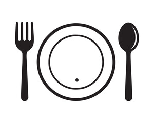 Cutlery and Dinnerware Symbol