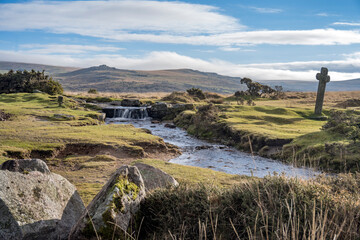 Bright sunny winters day on Dartmoor