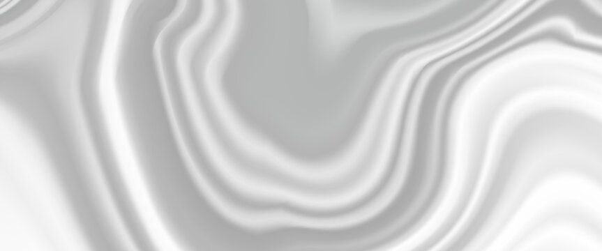 Elegant silver-gray abstract vector background with flowing satin-like waves and soft gradients, creating a smooth liquid texture ideal for luxury, modern, and minimalist visual designs.