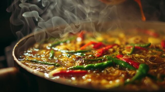 sizzling garlic chili oil
