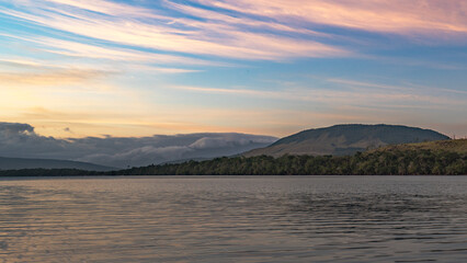 Fototapeta premium Scenic view of Canaima National Park Mountains and Canyons in Venezuela