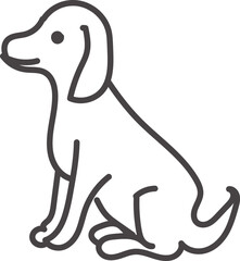 Obraz premium Vector illustration of a cute cartoon dog and cat animal icon design