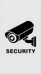 Modern security camera with bold design for safety and protection