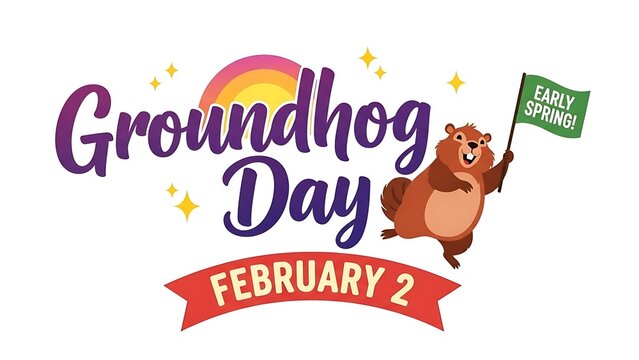 Groundhog day celebration on february 2nd with punxsutawney phil