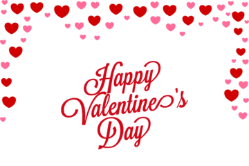 Happy Valentines Day greeting card design with a red heart symbol and love text illustration for a holiday celebration banner sign or wedding birthday decoration art