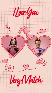 Sweet Valentine Wishes Intro - Vertical