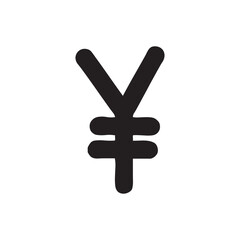 Obraz premium Yen icon flat stock illustrations set