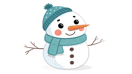 Cute Snowman Winter Kawaii Aesthetic Snow Winter Vibes snowman, cute, kawaii, winter, snow, aesthetic, adorable, cartoon, christmas, scarf, beanie, snowflake, frosty, happy, smiling, holiday, cozy