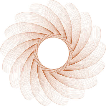 abstract brown floral vector design