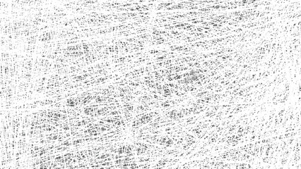 Dense, overlapping network of fine white lines on a dark gray background creating a chaotic, energetic, and abstract textured pattern with a sense of depth