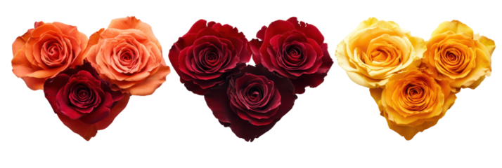 Valentine's day roses heart shapes, romantic bouquets, love themed decor