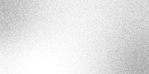 Stippled grain halftone overlay and Rough grunge sand dots backdrop Gritty distressed. Retro spray grit and charcoal ink form abstract dot work design. Black stippled noise background particles