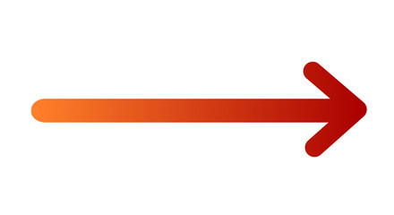 Orange gradient right arrow
