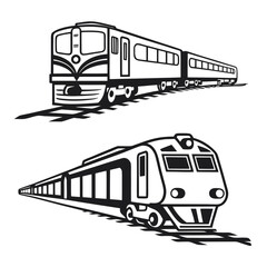 Illustrated train designs