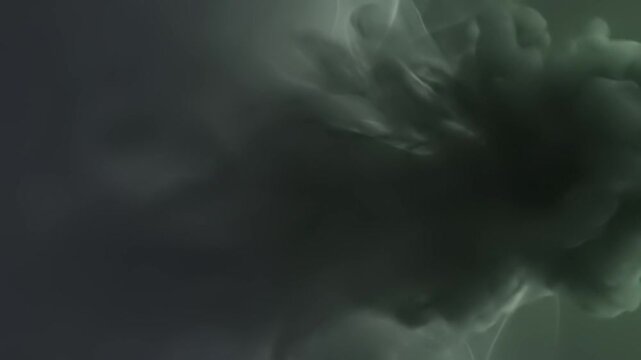 Dark gray smoke background texture. Biodegradable material creative motion graphic animation video. latest creative trending background video. 