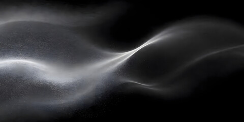 Monochrome Black Grainy Gradient Background