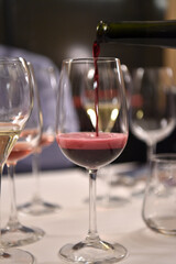 Lambrusco wine from Emilia Romagna region in Italy