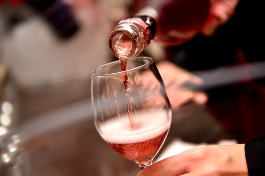 Lambrusco wine from Emilia Romagna region in Italy