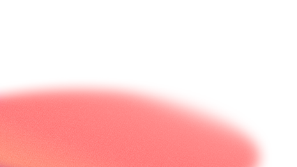 A trendy abstract, transparent background with a grainy gradient texture. A soft, blurry blend of red, with a luminous white glow. A modern, noisy, luminous wallpaper for posters, web design. PNG