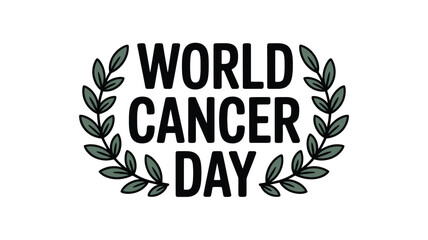 Fototapeta premium Celebrate world cancer day Vector