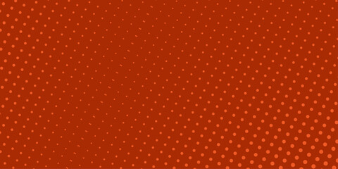 Fototapeta premium Grunge halftone background. Halftone dots vector texture. Dots halftone orange color pattern gradient texture with technology digital background. vector illustration .