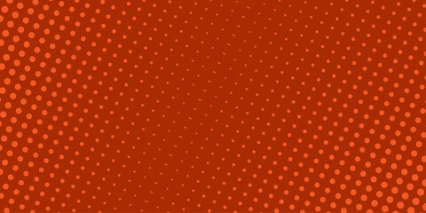 Fototapeta premium Grunge halftone background. Halftone dots vector texture. Dots halftone orange color pattern gradient texture with technology digital background. vector illustration .