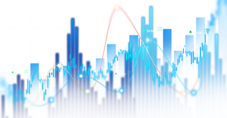 Transparent or png stock market investment trading graph growth.Trade business analytics graph and financial chart.Business trade analytics line graphs and financial chart investment. PNG chart.	
