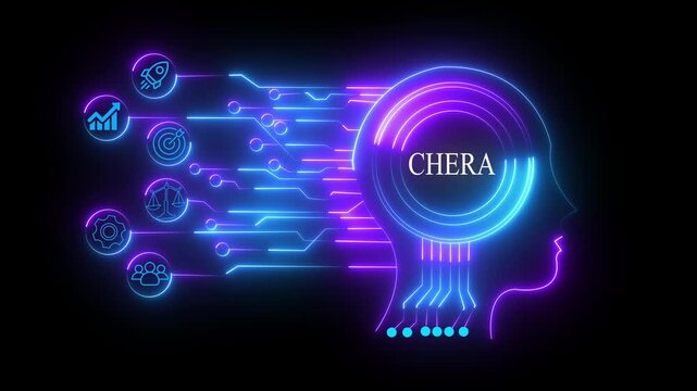 Single Sign-On CHERA Explained | One Login for Multiple Applications black background 4k .