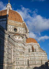 Naklejka premium Duomo di Firenze cathedral dome architectural detail
