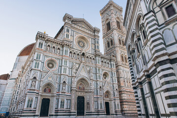 Fototapeta premium Florence Duomo displaying Renaissance cathedral architecture in Italy