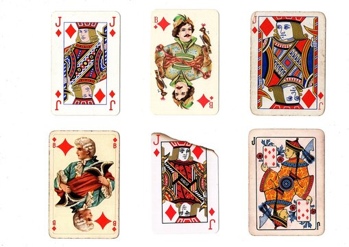 Playing Card King Queen Jack Joker Imagens – Procure 4,255 fotos