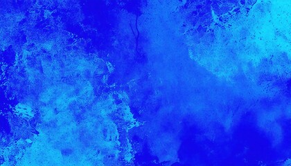 Abstract Blue Watercolor Wall Texture Paint Effect Background