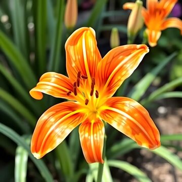 orange tiger lily