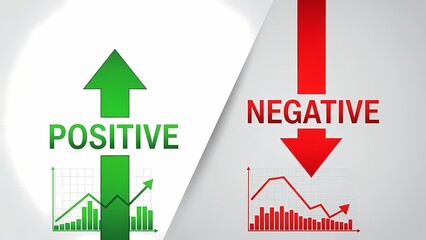 Positive and negative trends in business and finance