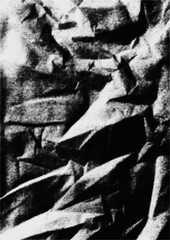 Large vector halftone packaging paper texture with a transparent background