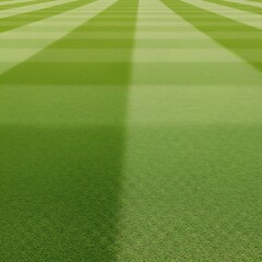 Striped pattern on green grass field