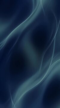 Gravitational Lensing Light Field Warp Loop, Abstract Conceptual Background, Soft Warped Gradients in Deep Navy and Muted Teal, Smooth Slow Deformation
