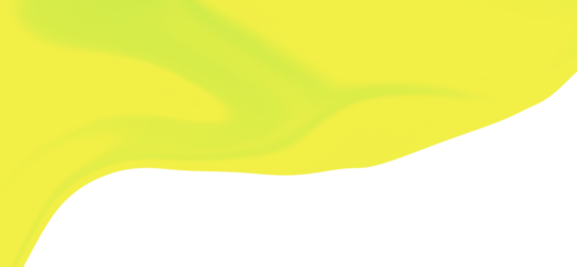 Lime Green. Minimalist. Fluid. An isolated PNG clip art on a transparent background of a smooth yellowish-green minimalist liquid flow for fresh branding or natural design concepts.