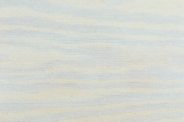 Coarse surface of unpolished pine plywood painted with white wood stain. Background for artwork.