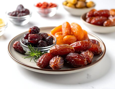 Assorted Dates Served as Traditional Ramadan Iftar Menu